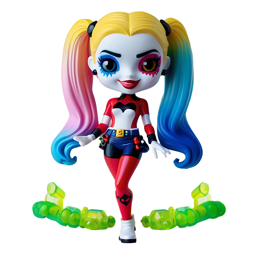 Harley Quinn Funko Pop Style Png Mbt PNG