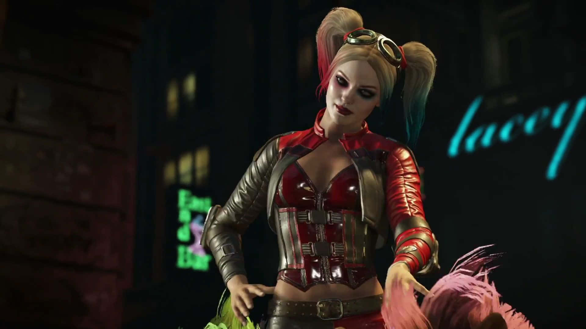 Unaforza Inarrestabile - Harley Quinn In Injustice 2 Sfondo