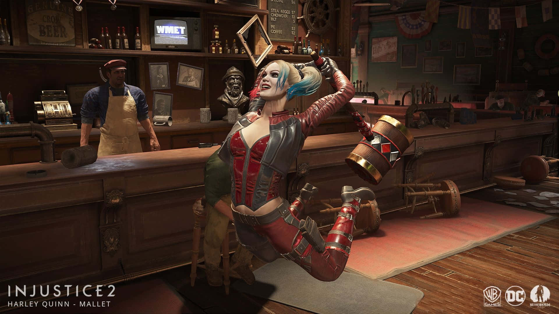 Mazode Harley Quinn En Injustice 2 Fondo de pantalla