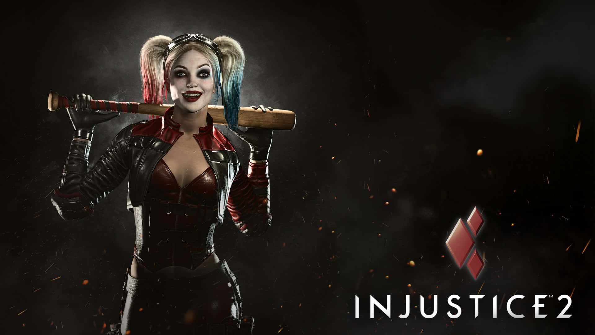 Gør dig klar til mere handling med Harley Quinn i Injustice 2. Wallpaper