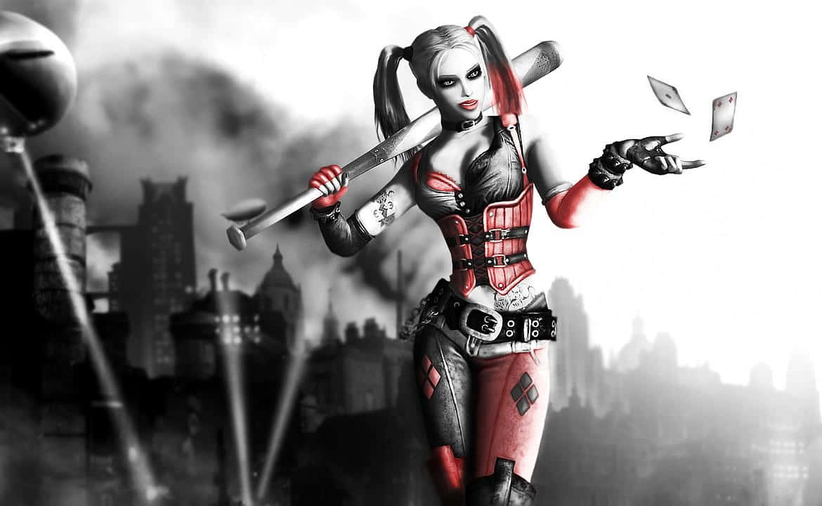 "Harley Quinn Stands Ready to Fight in Injustice 2" Wallpaper