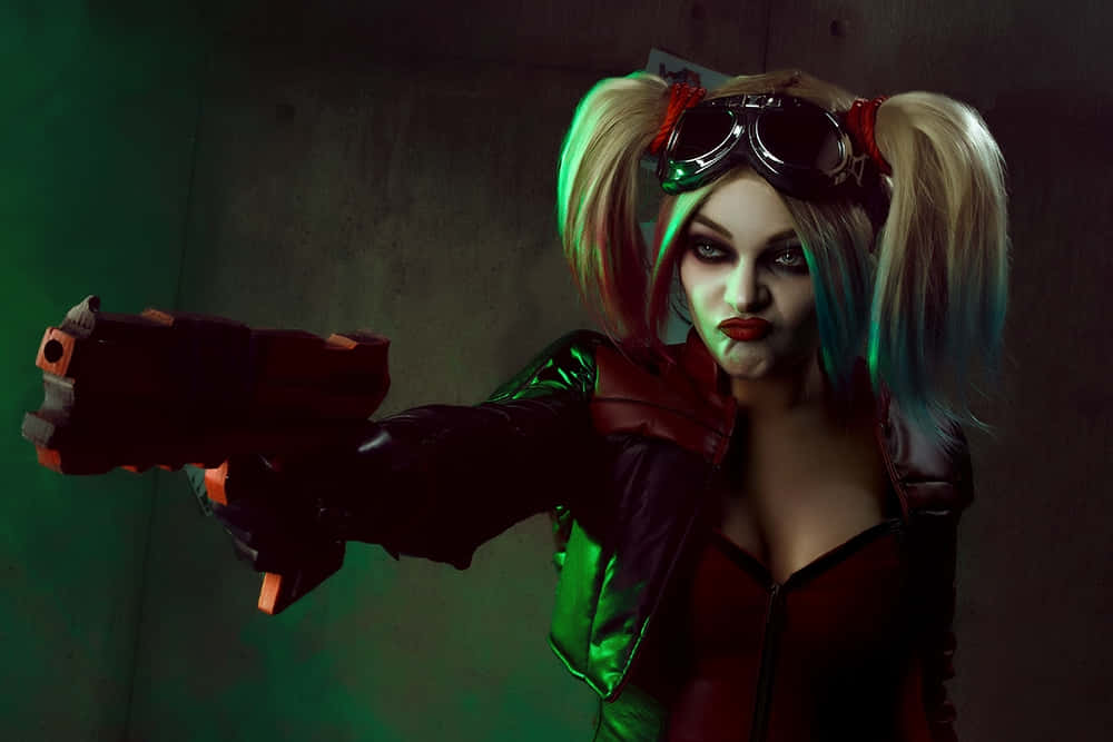 Harley Quinn kæmper imod oddsene i Injustice 2. Wallpaper