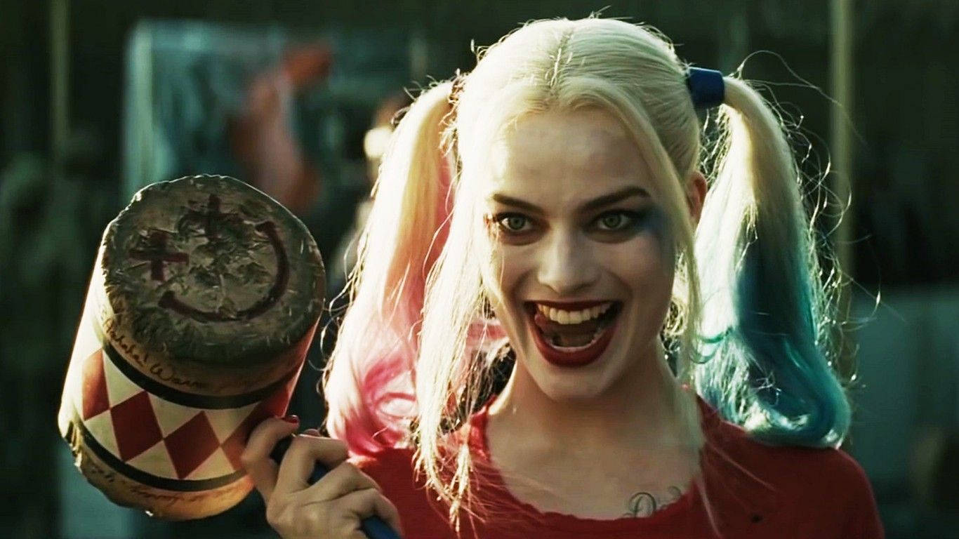 Harley Quinn Poses for a Picture in Suicide Squad Wallpaper