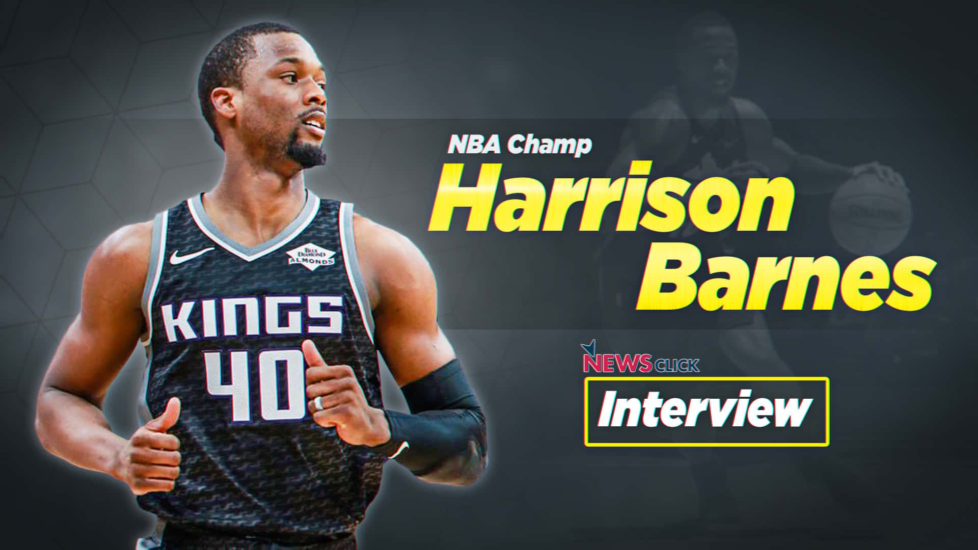 Entrevistaen Click De Noticias Sobre Harrison Barnes. Fondo de pantalla