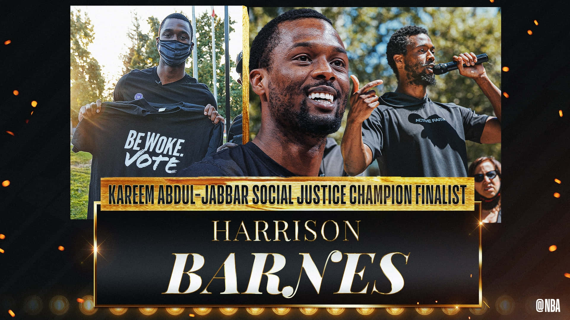 Download Harrison Barnes Social Justice Champion Finalist Wallpaper |  