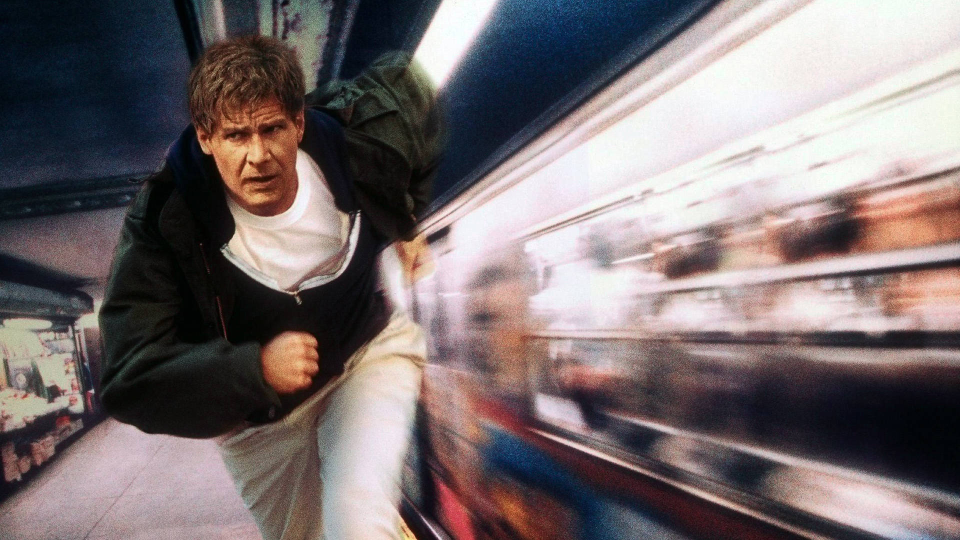 Harrison Ford The Fugitive 1993 Film Wallpaper