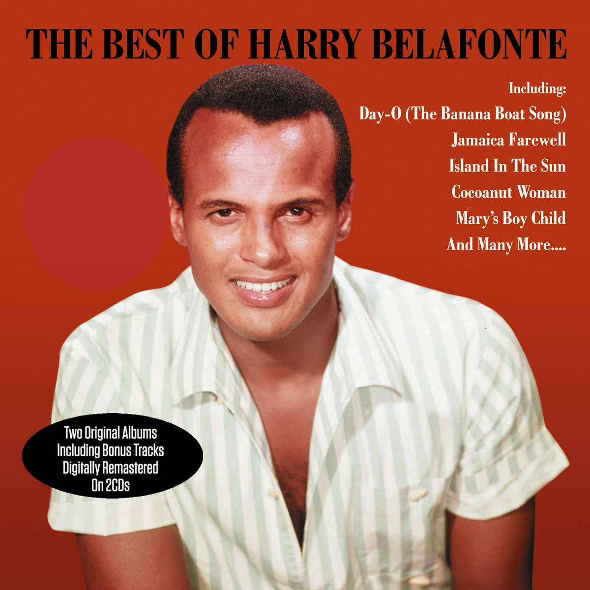 Opret et smukt tapet baggrundsbillede til din computer eller mobil af Harry Belafontes albumcover. Wallpaper