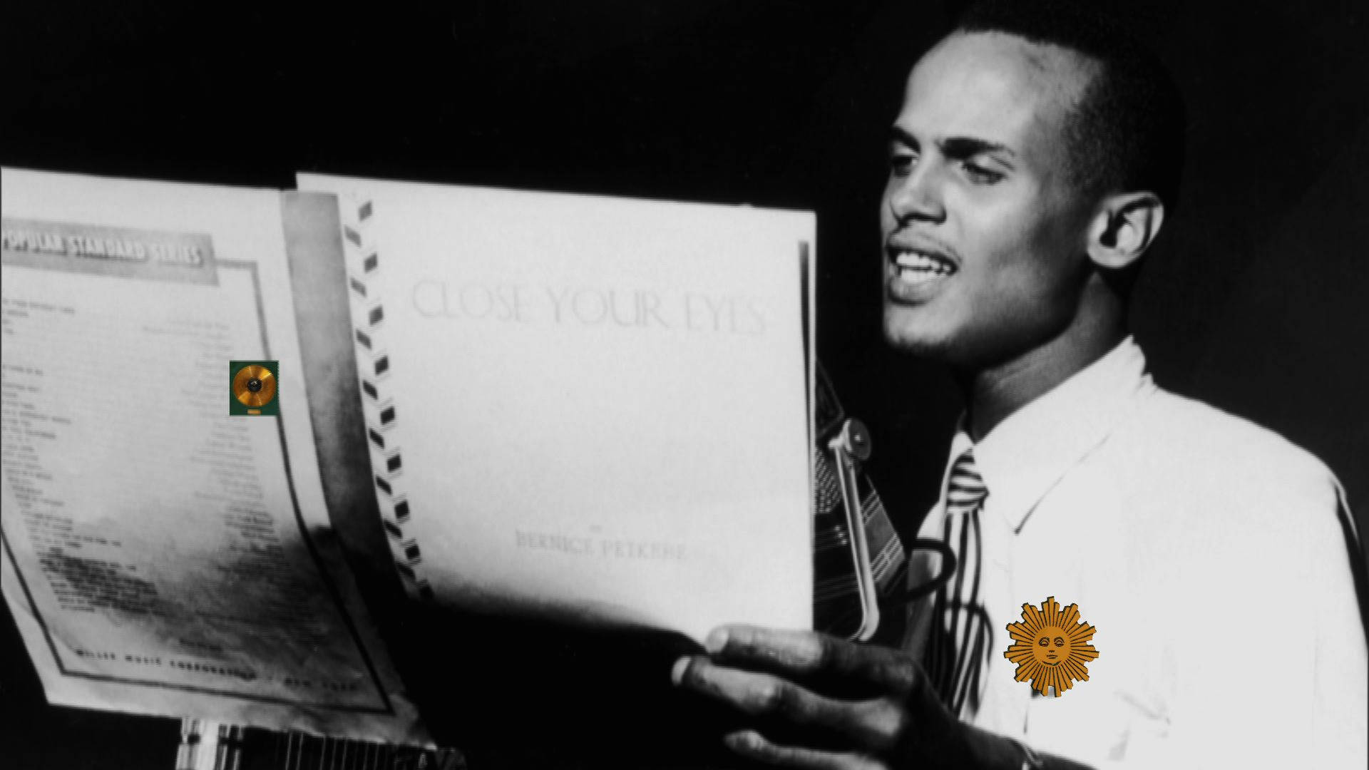 Harry Belafonte synger Luk dine øjne Wallpaper