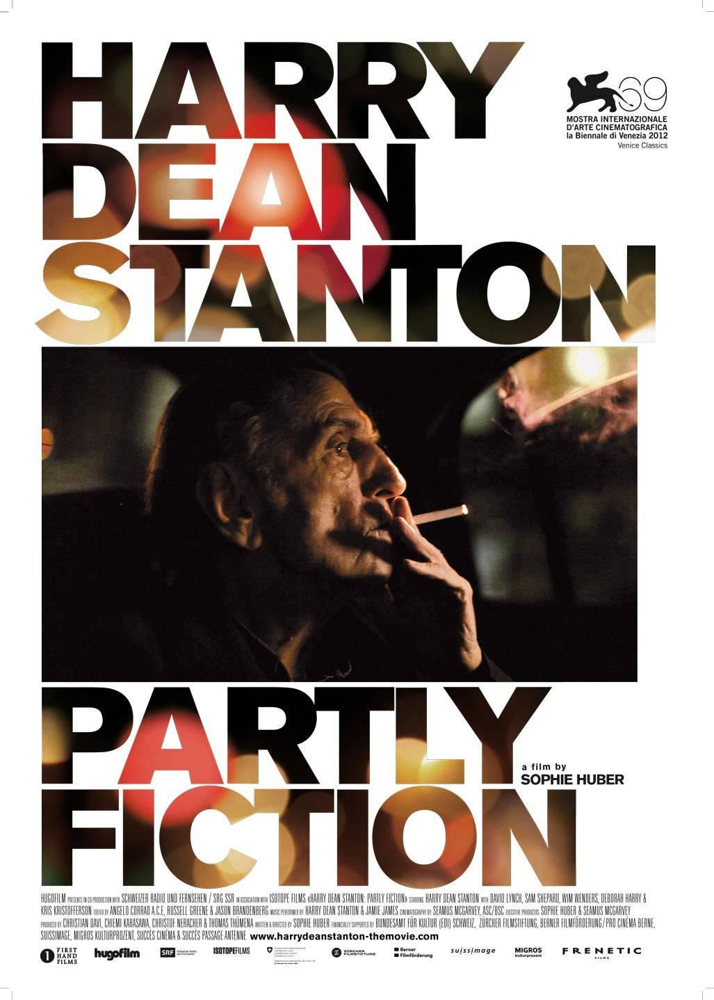 Posterdi Harry Dean Stanton Partly Fiction Sfondo