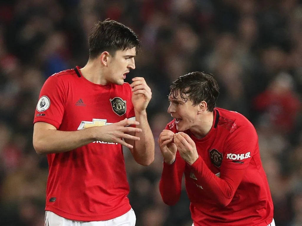 Harry Maguire With Victor Lindelof Wallpaper