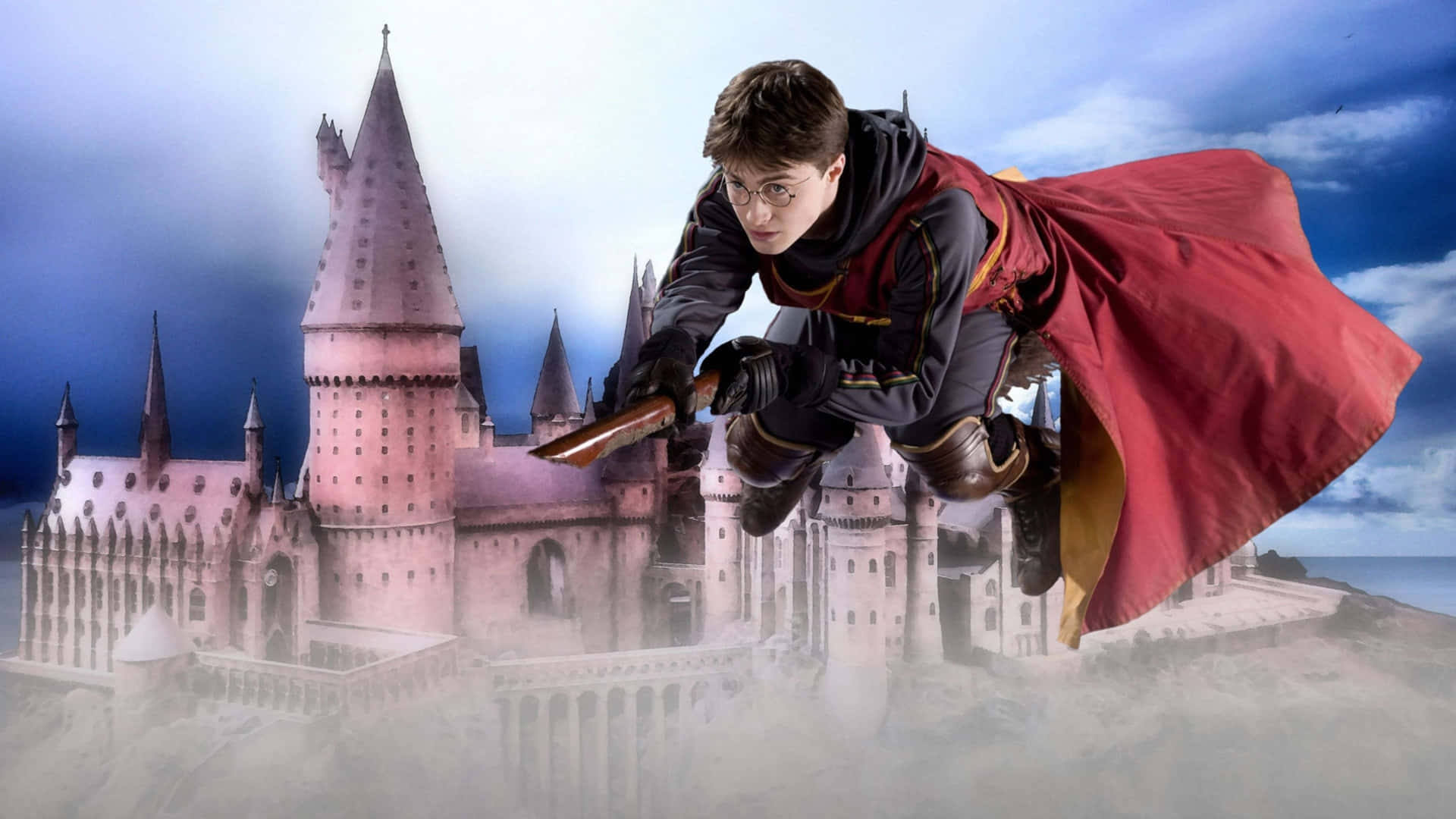Join Harry Potter on his many adventures in magical 4K resolution" Wallpaper