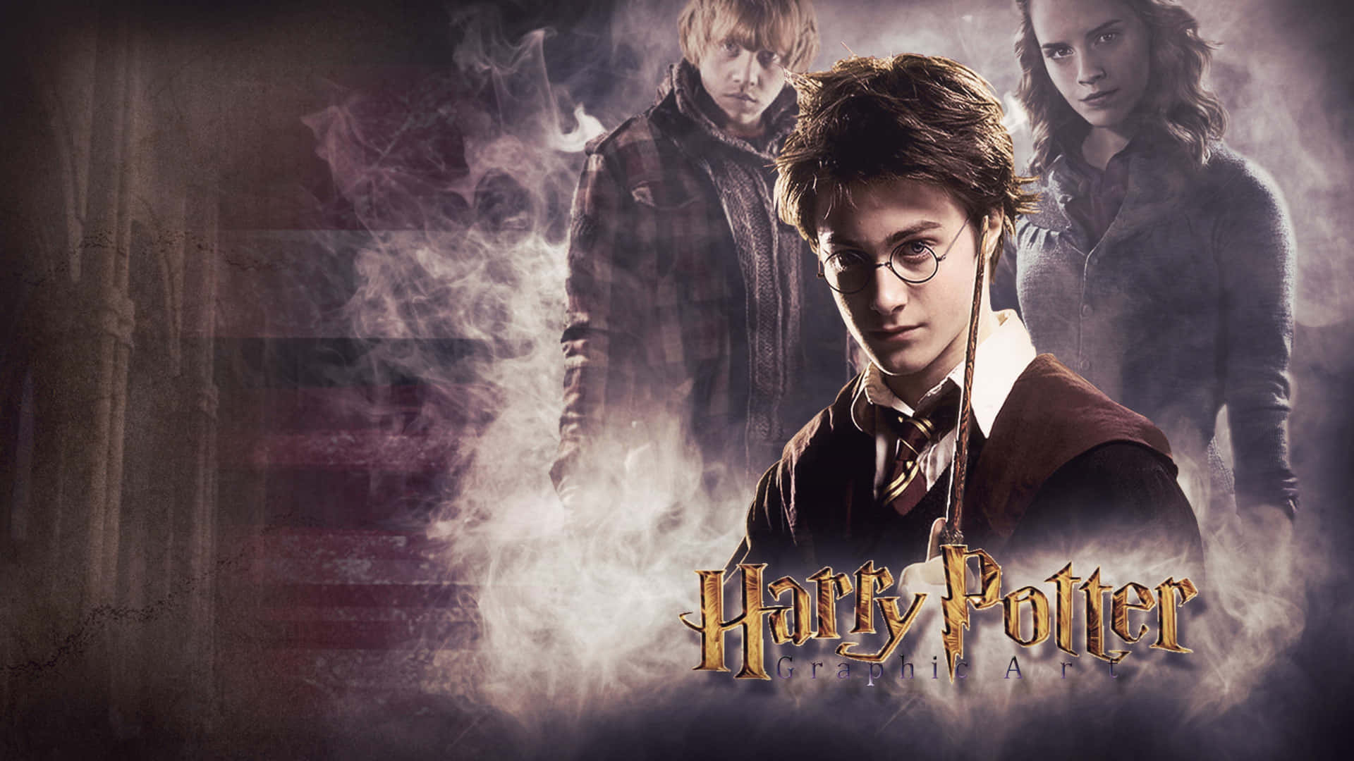 Immerse yourself in the magical world of Harry Potter with this stunning 4k wallpaper Wallpaper