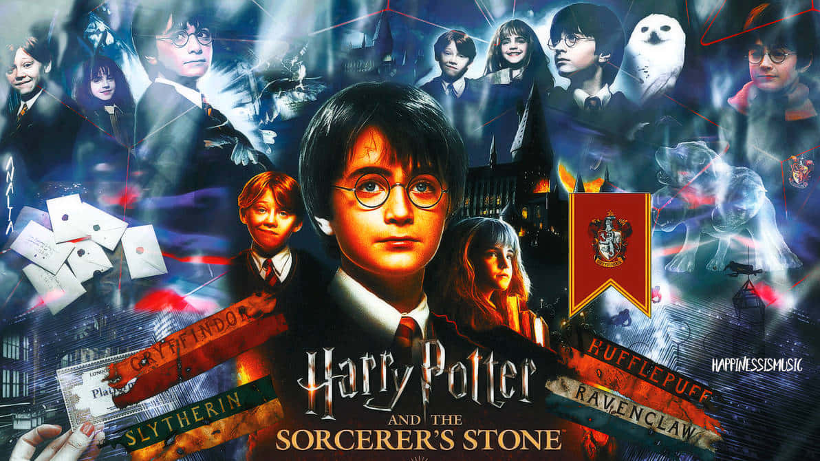 Harry Potter Sorcerer's Stone All Characters Wallpaper