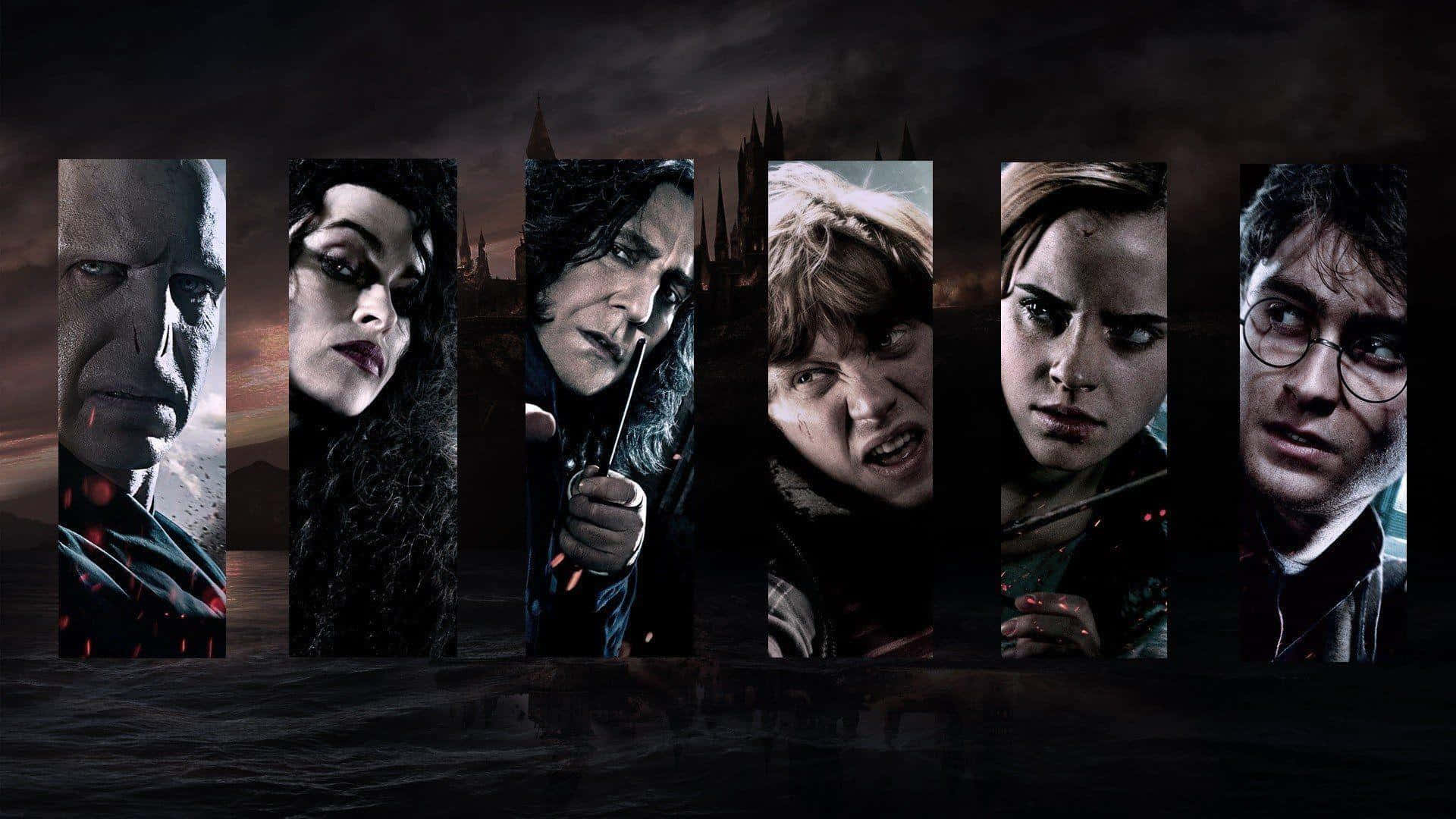 All Your Favorite Harry Potter Characters Gathered Together Wallpaper
