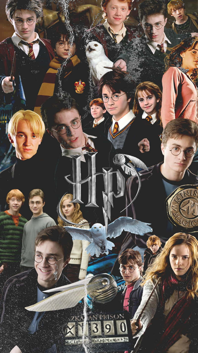 "The Magical Characters of 'Harry Potter' Unite!" Wallpaper