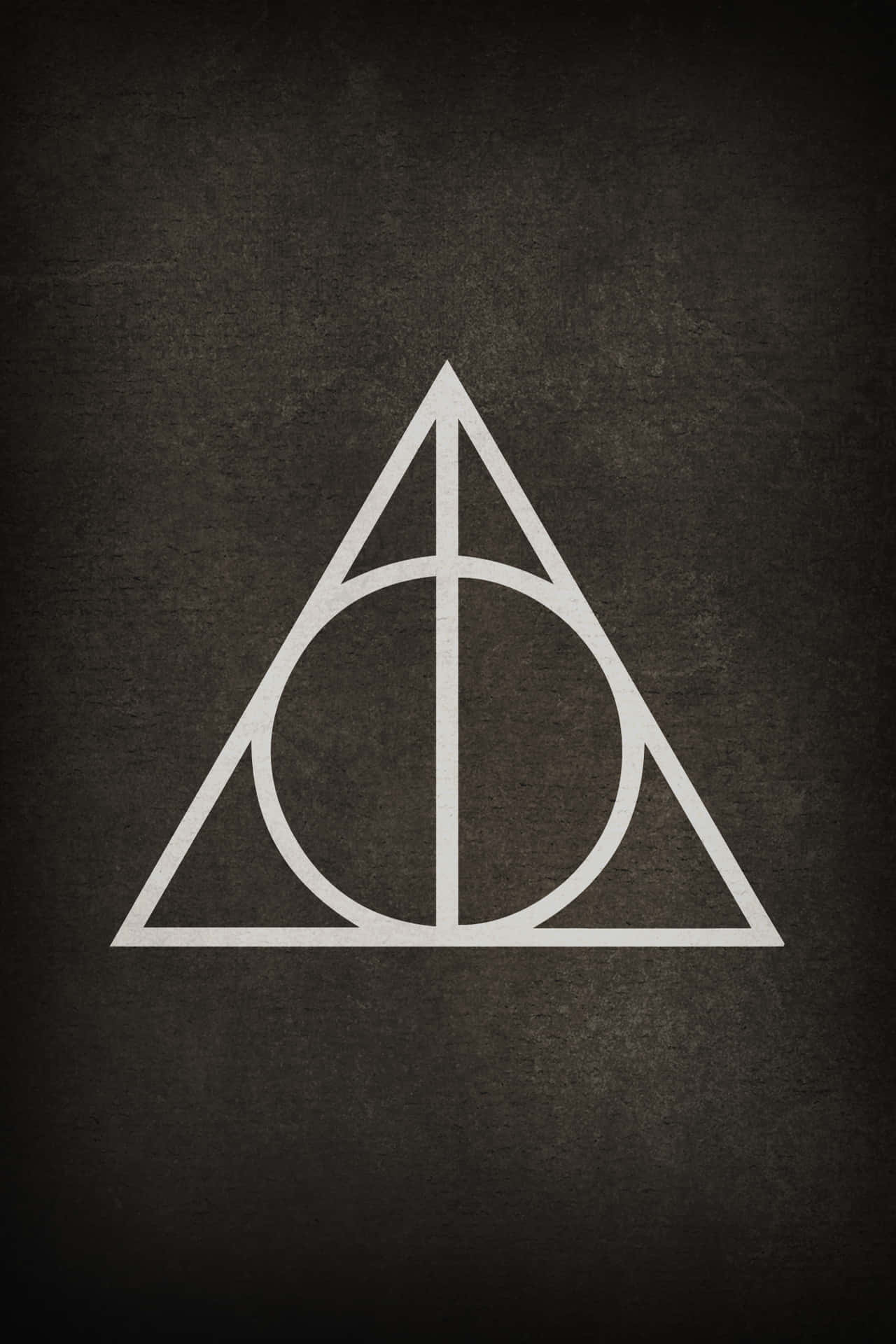 Sfondocon Il Simbolo Dei Deathly Hallows Di Harry Potter