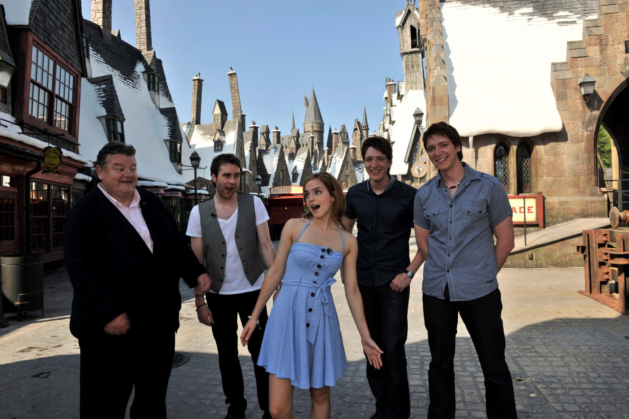Harry Potter Cast On Wizarding World Theme Park