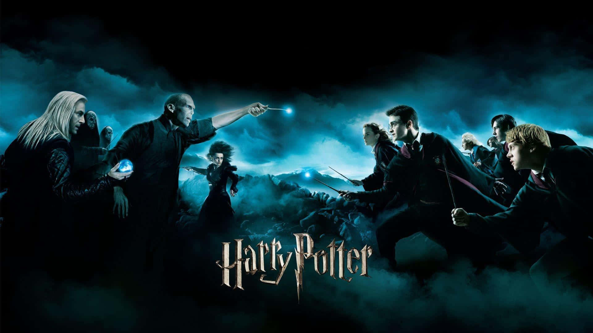 Harrypotter Och Voldemort Stridsbakgrund