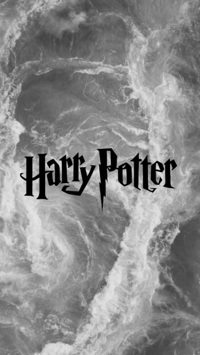 "A Symbolic Journey Through Magic: Harry Potter in Black and White" Wallpaper