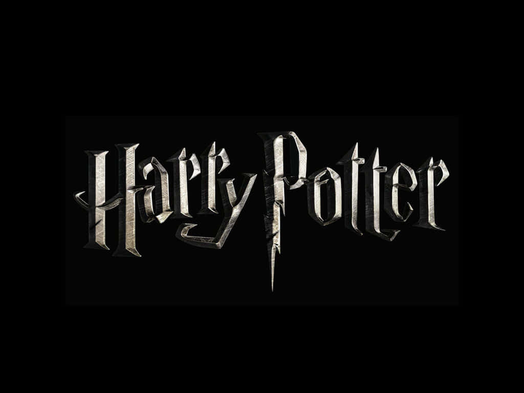 Fremhævende kontrasten Sort og Hvid fra den tryllede verden af Harry Potter Wallpaper