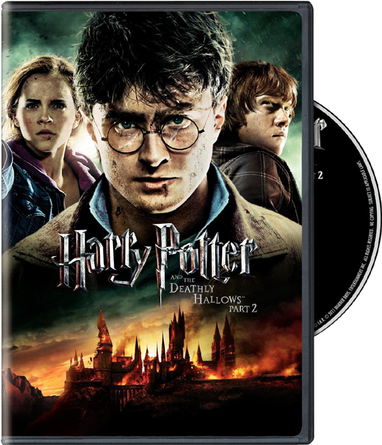 Harry Potter Deathly Hallows Part2 D V D Cover PNG