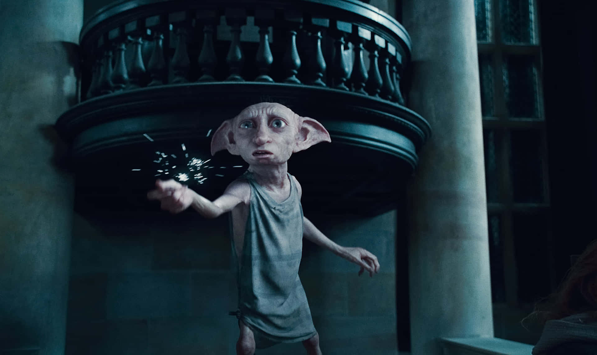 Dobbyl'elfo Domestico Della Serie Di Harry Potter Di J.k. Rowling Sfondo
