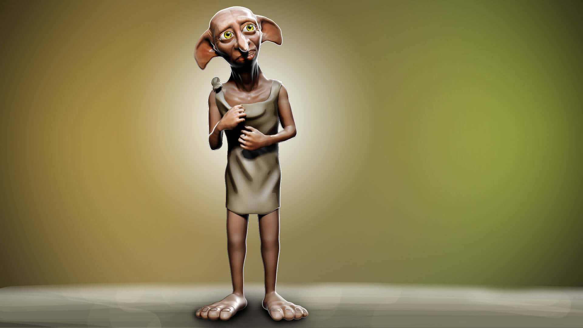 The ever loyal Dobby, the House Elf of Harry Potter fame. Wallpaper