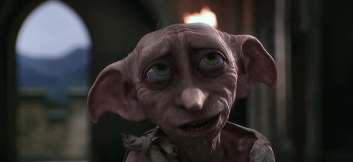 The Free Elf Dobby from the 'Harry Potter' series Wallpaper