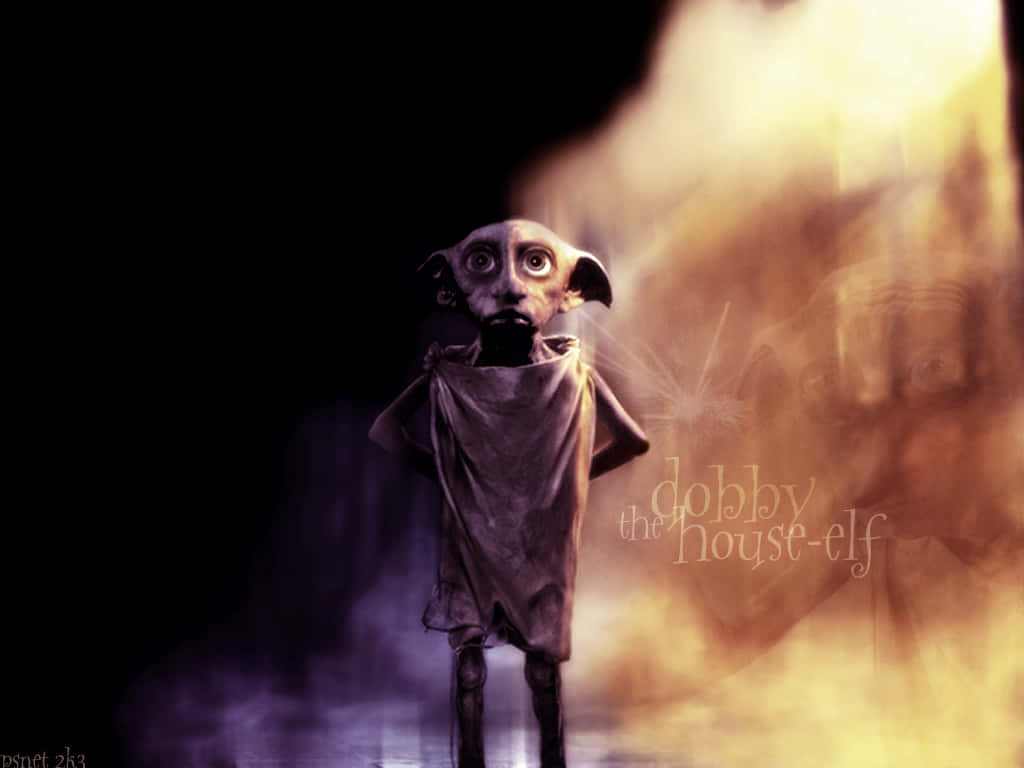Dobby,il Fedele Elfo Libero Della Serie Di Harry Potter Sfondo