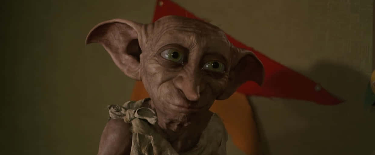 "Dobby the House Elf Bravely Serves the wizarding World" Wallpaper