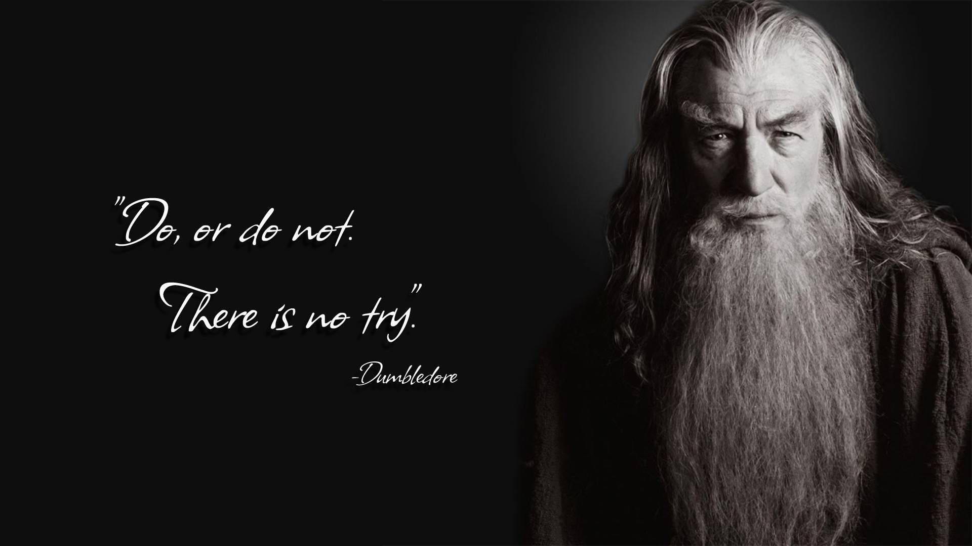 Harry Potter Dumbledore Aesthetic Quote Wallpaper