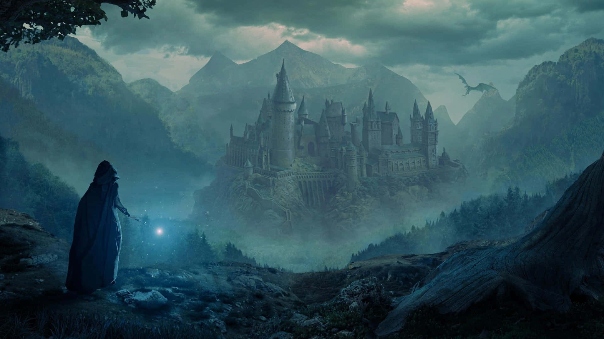 Exciting Adventure Awaits in the Magical World of Harry Potter Game Wallpaper