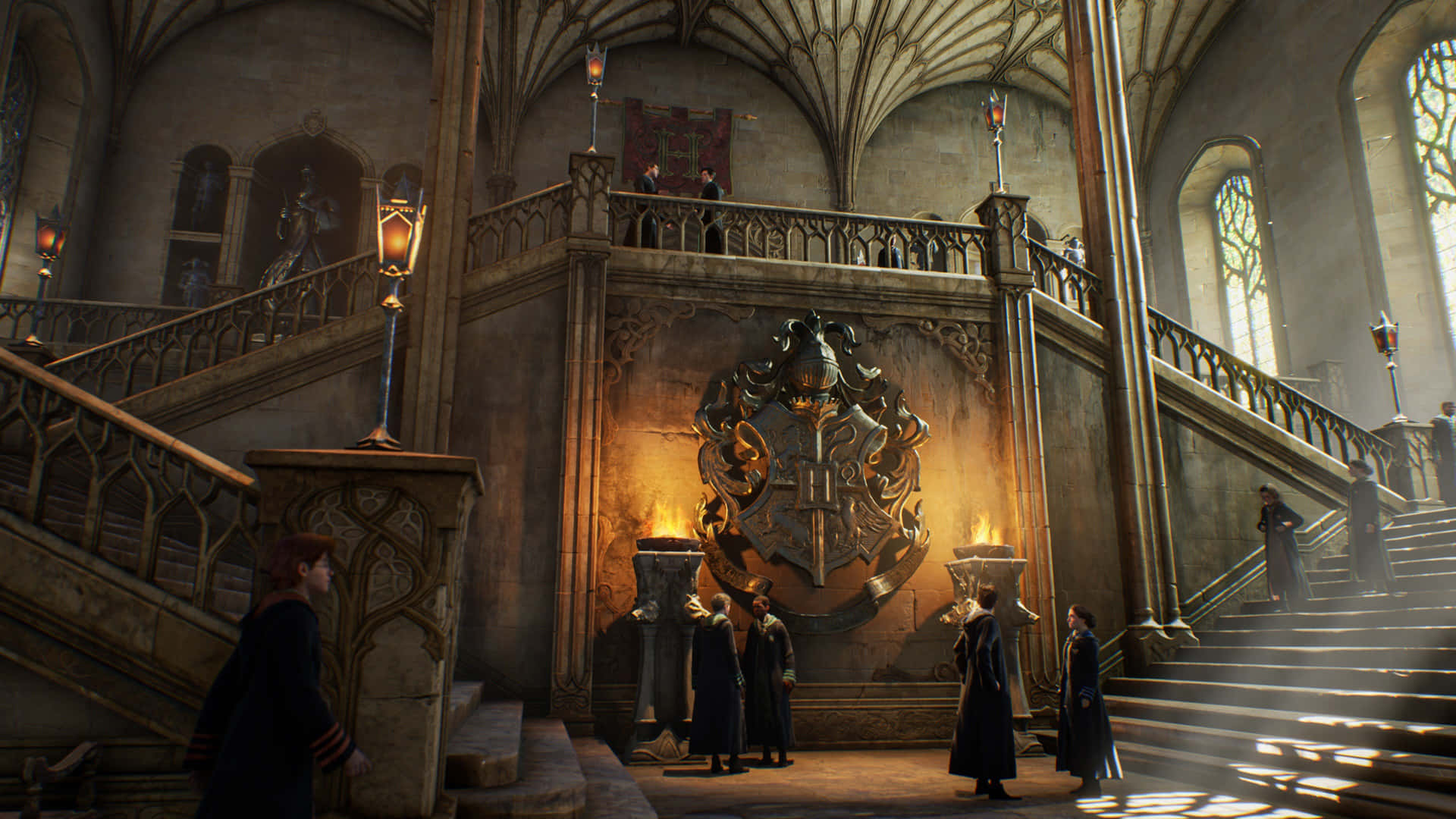 Magical Adventure Awaits in the Harry Potter Game Wallpaper