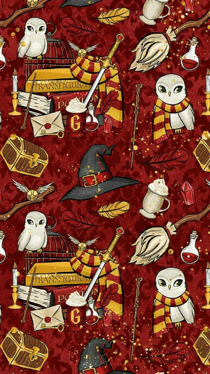 Bliv medlem af Gryffindor Huset og træd ind i Harry Potters verden. Wallpaper