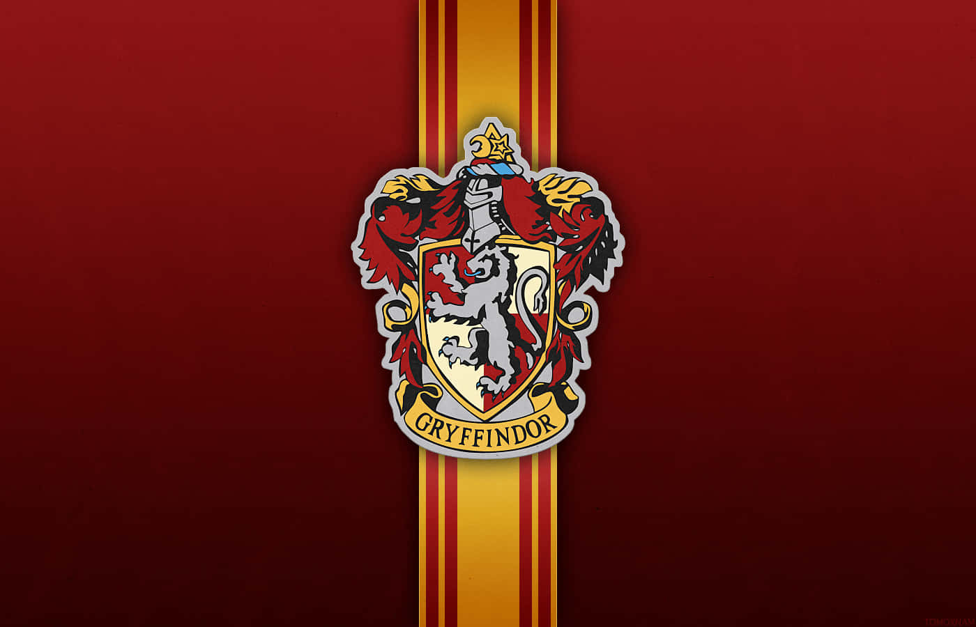 Hogwarts Crest inspired by Gryffindor Castle Wallpaper