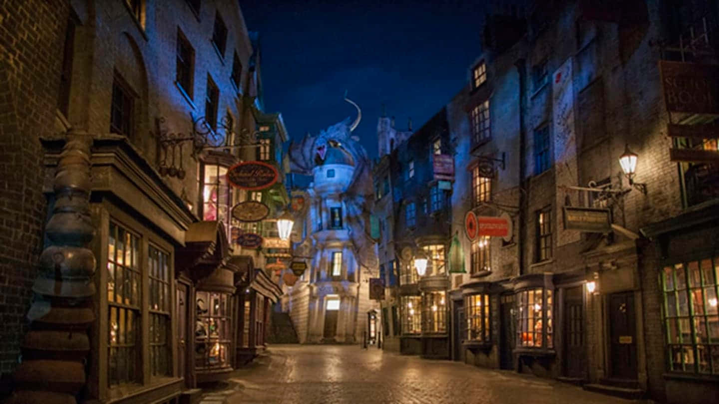 Harry Potter Halloween Dwelling Wallpaper