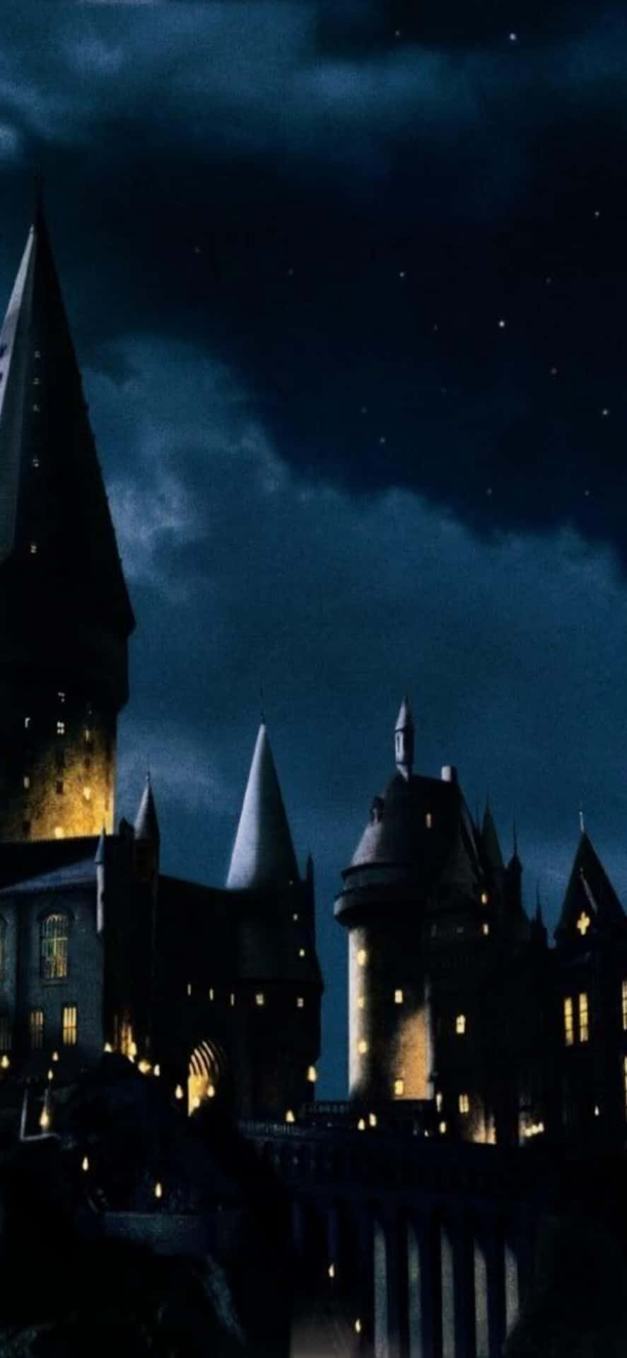 Harry Potter Halloween Buildings Wallpaper