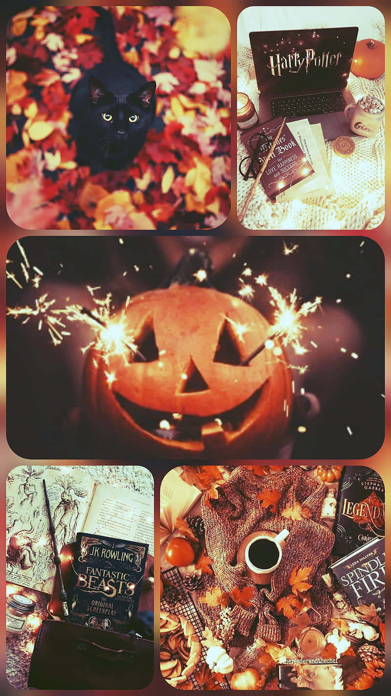 Feiernsie Halloween Mit Ihrer Lieblings-harry-potter-zauberei! Wallpaper
