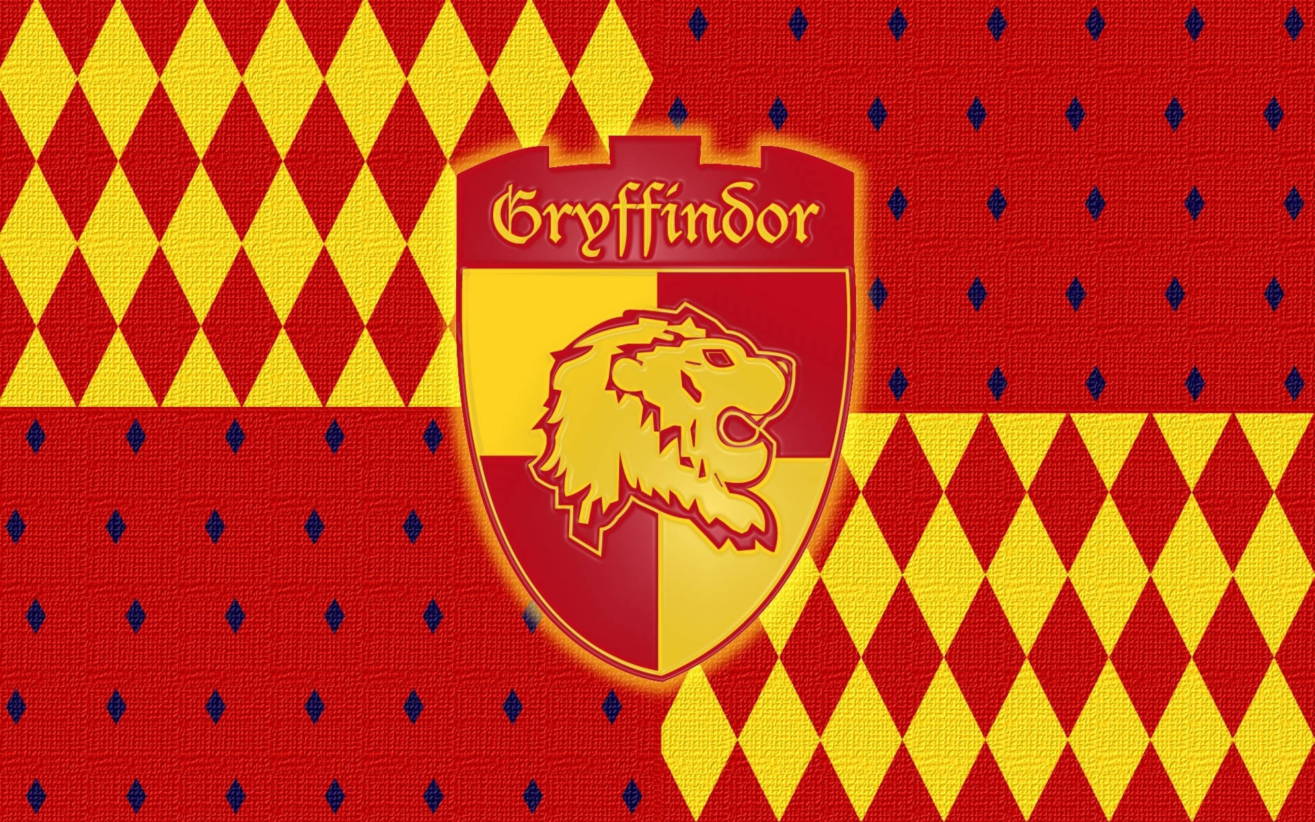 Harry Potter Houses Gryffindor Lion Wallpaper