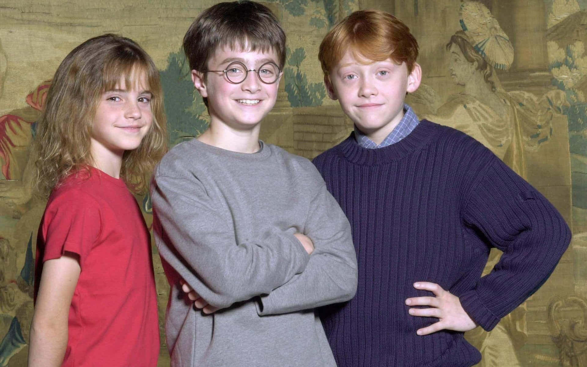 Træd ind i den fortryllende verden af Harry Potter Wallpaper