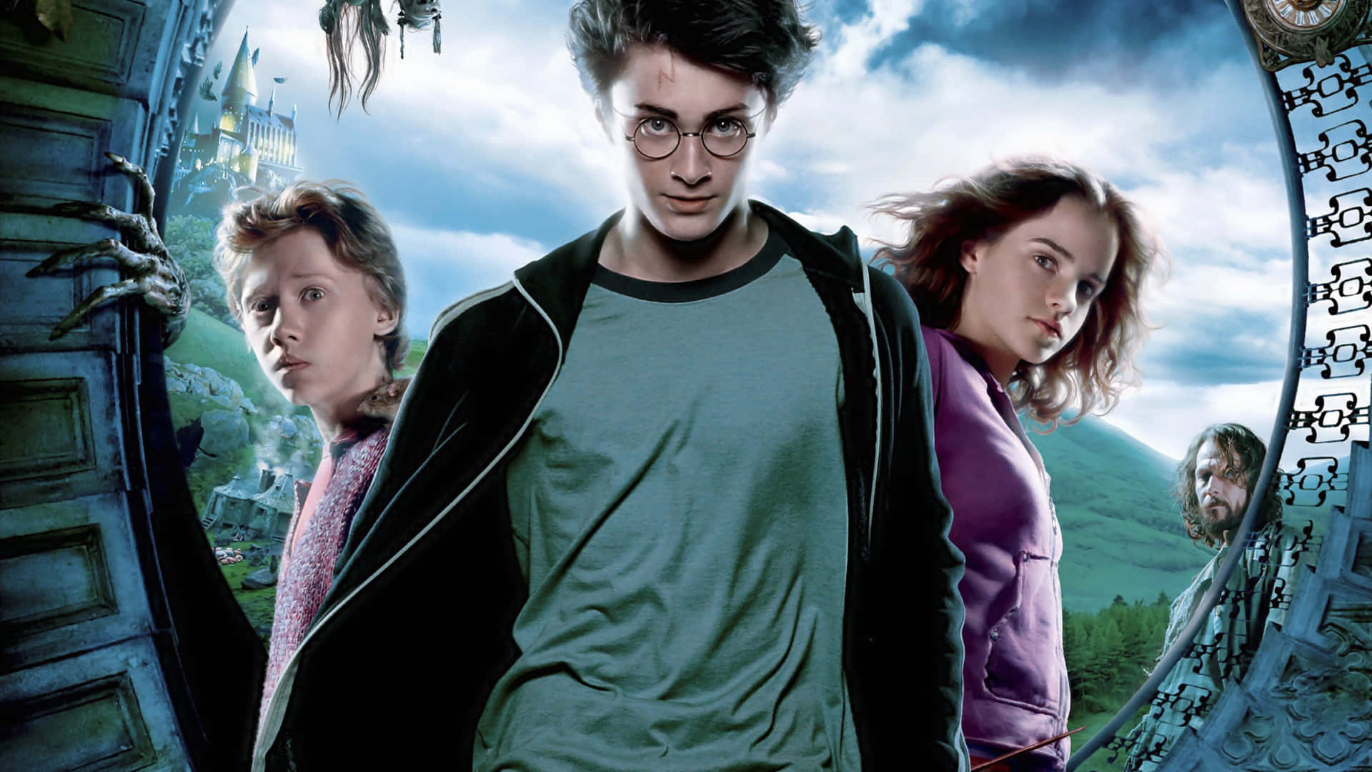 Flygiväg Till En Magisk Värld På Harry Potter-landskapet. Wallpaper