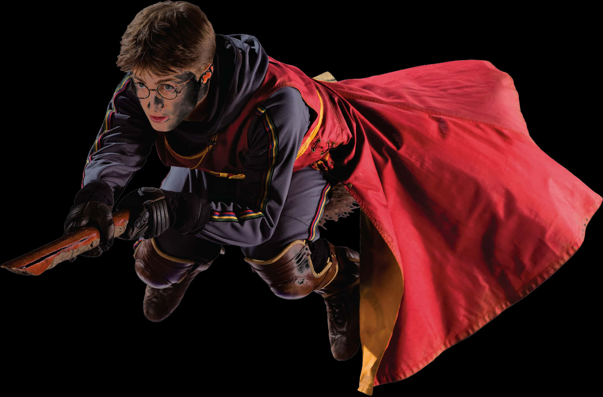 Harry Potter Quidditch Action PNG