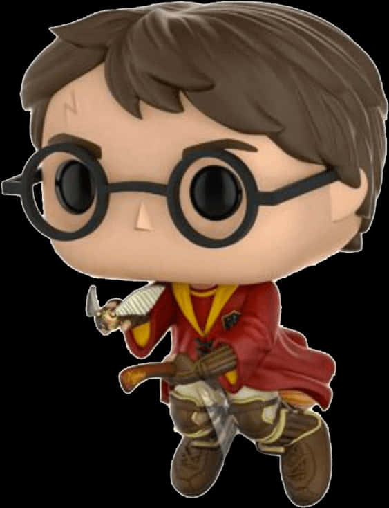 Harry Potter Quidditch Funko Pop Figure PNG