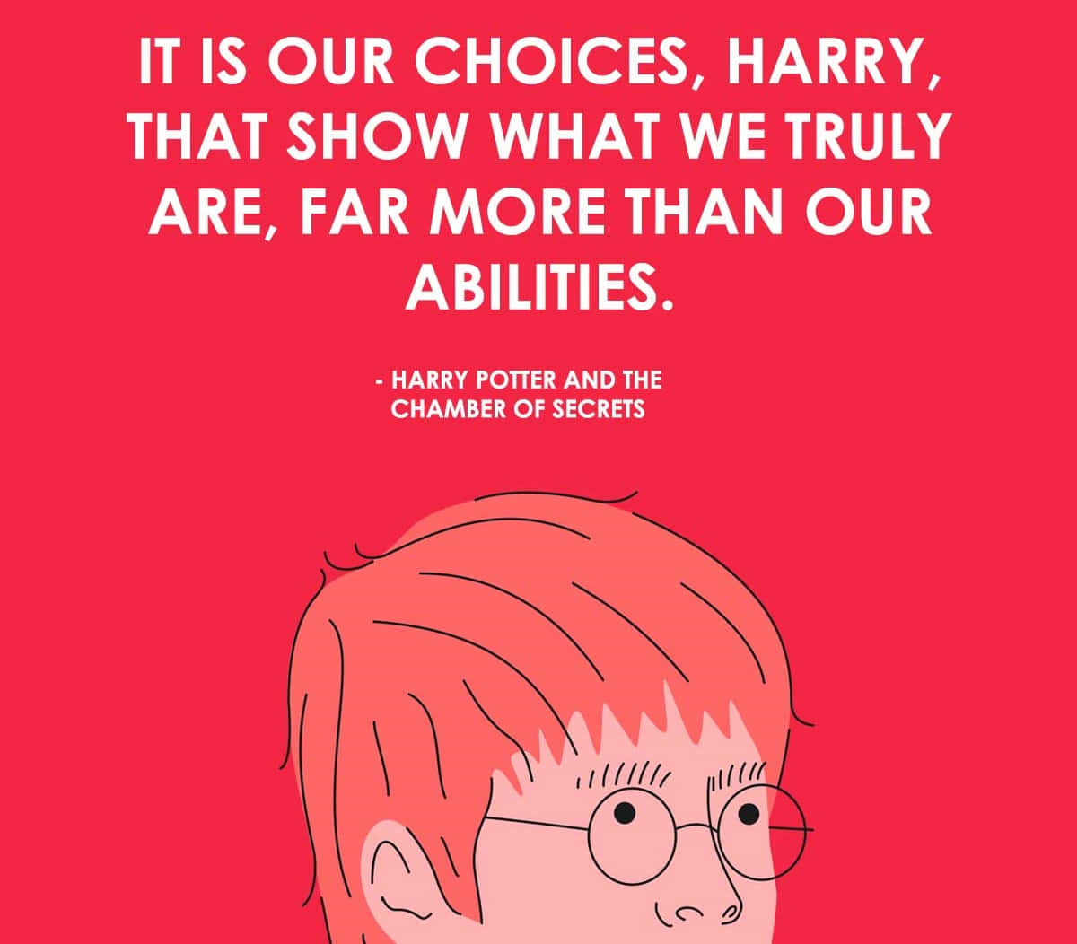 Inspiring Harry Potter Quote Wallpaper Wallpaper