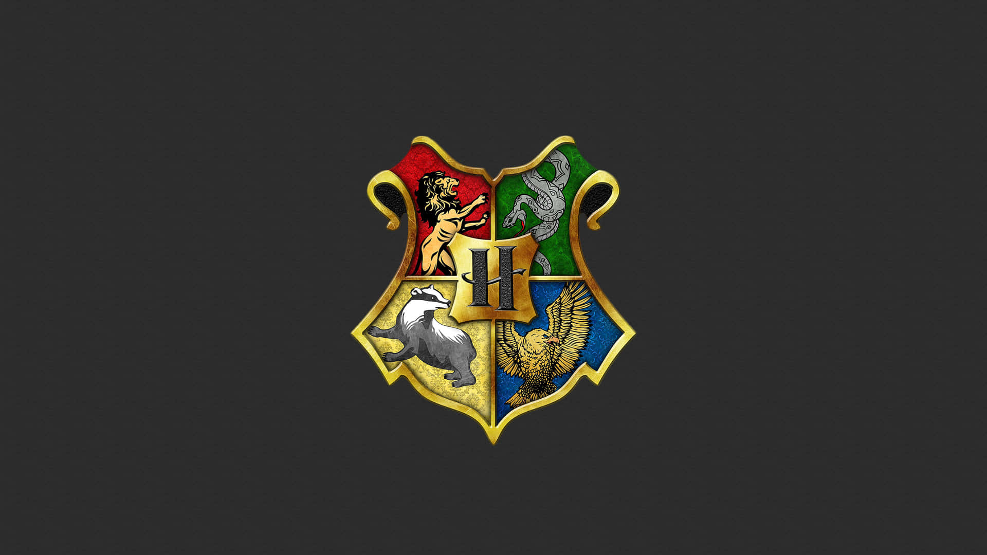 Representing brave, creative Ravenclaw house in the Wizarding World of Harry Potter Wallpaper