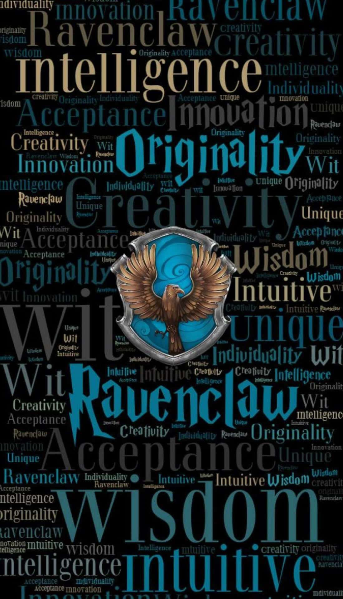 "Wisdom and wit, knowledge and creativity": The Ravenclaw House of Hogwarts Wallpaper
