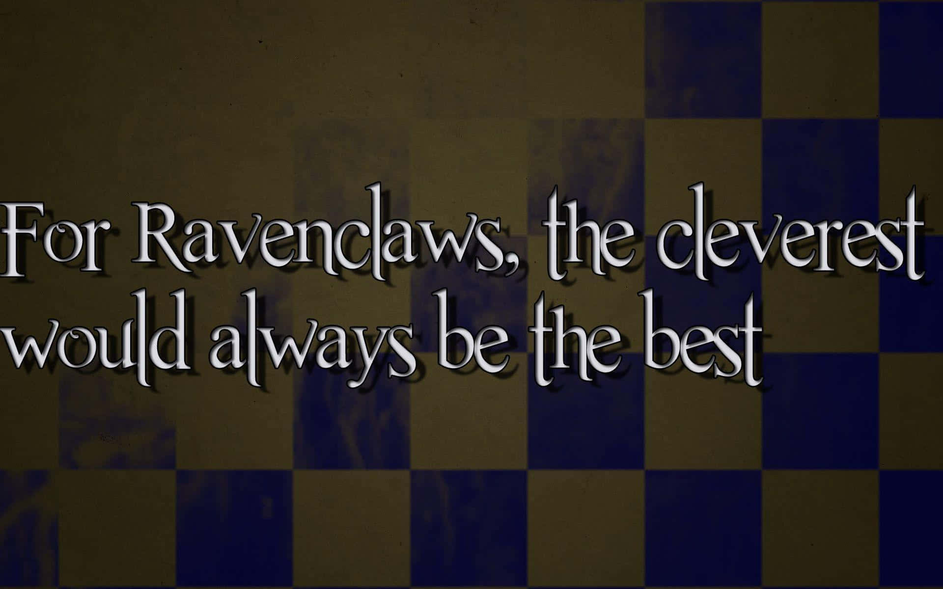 Representing the House of Ravenclaw in All Its Glory Wallpaper