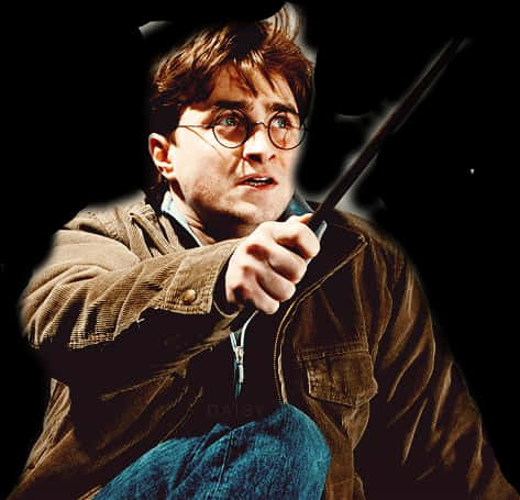 Download Harry Potter Wand Duel Stance | Wallpapers.com