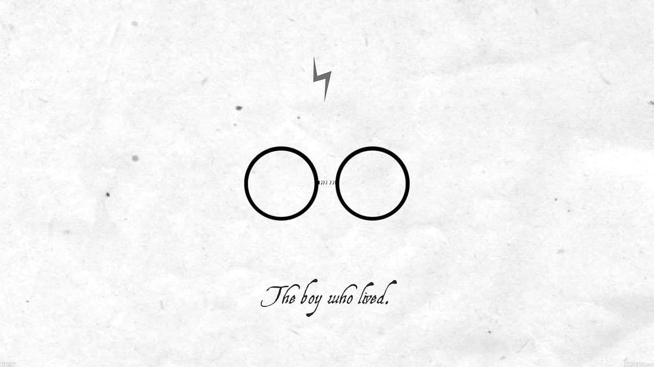 Pojkpojkensom Överlevde Harry Potter Zoom-bakgrund.