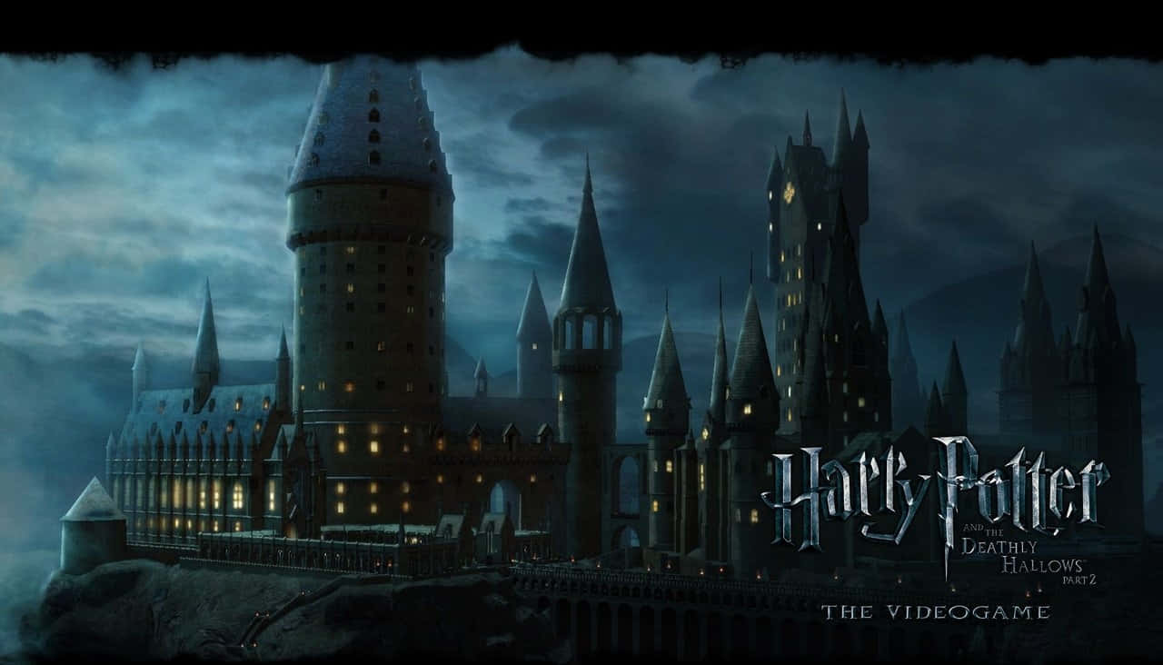 Fondode Pantalla De Hogwarts, La Escuela De Harry Potter En Zoom.